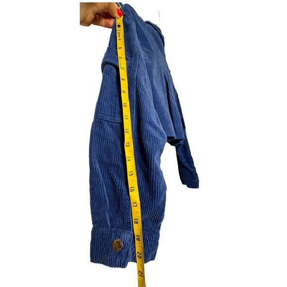 EUC Nasty Gal Royal‎ CobBlue Corduroy Cropped Jacket - Picture 14 of 16